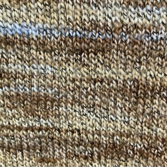 Columbia Women's Size M Brown Cream Tweed Turtle Neck Long Sleeve Sweater - Picture 8 of 10